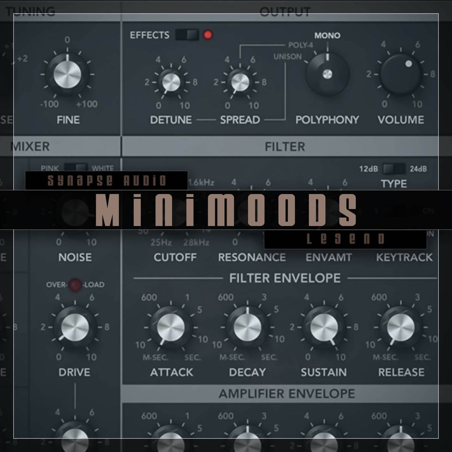 100 presets for synapse audio legend containing A range of sounds for Legend to inspire your creativity. Emphasis on classic and vintage tones with a hint of modern thrown in.