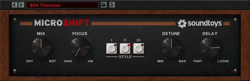 Soundtoys - Microshift 5