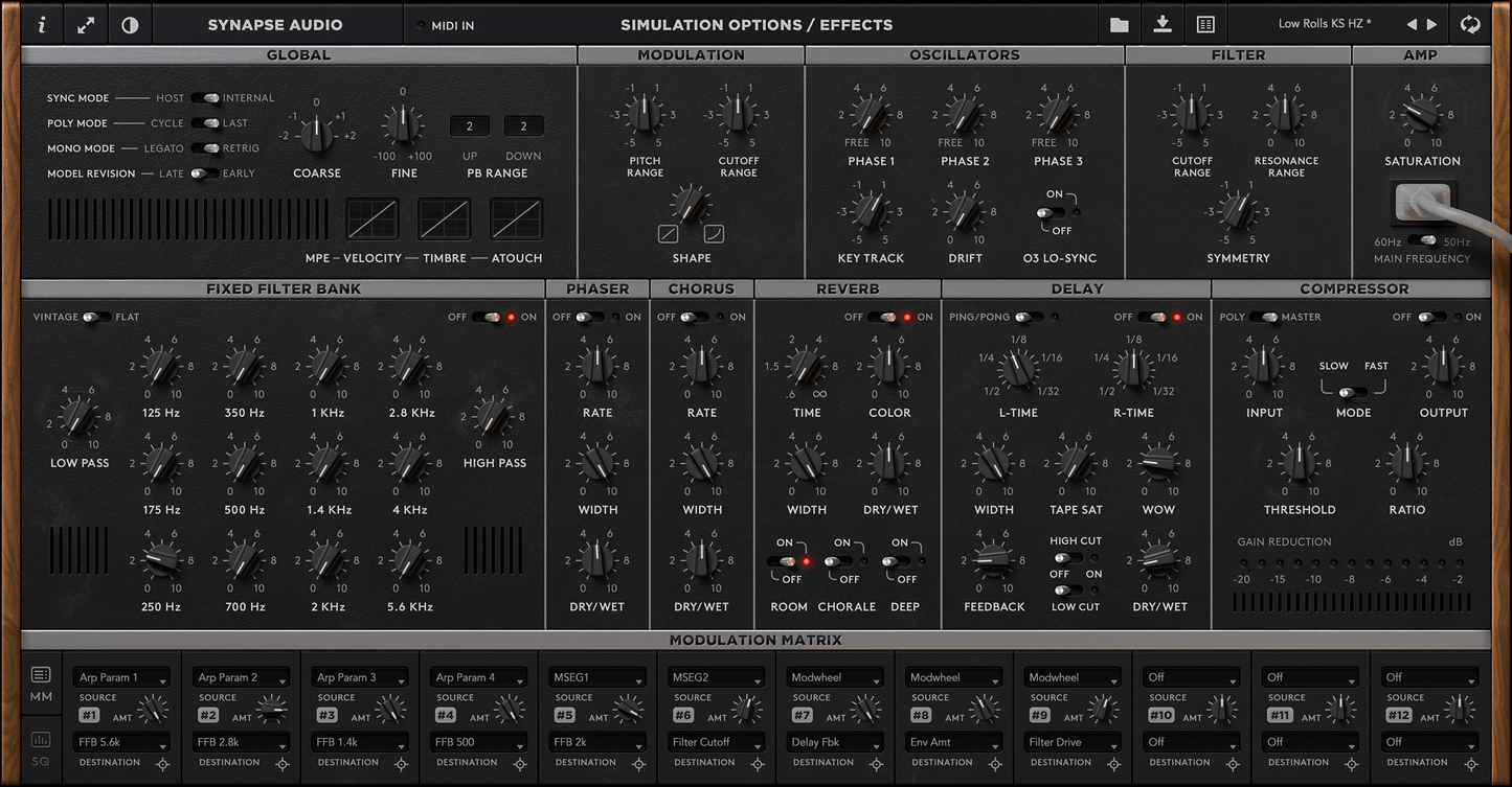 Synapse Audio - The Legend HZ