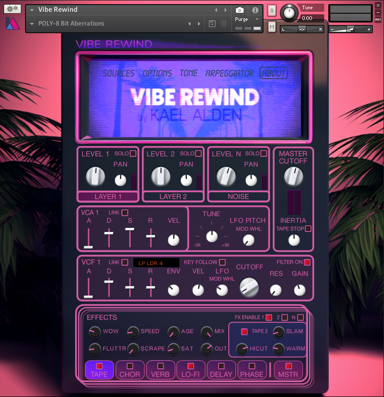 Vibe Rewind - Kontakt Player Library